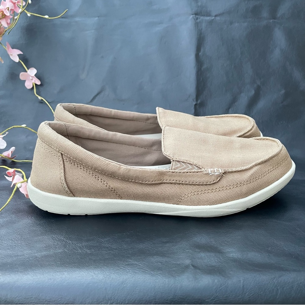 CROCS Women's Canvas Slip On Loafers Shoes size 9